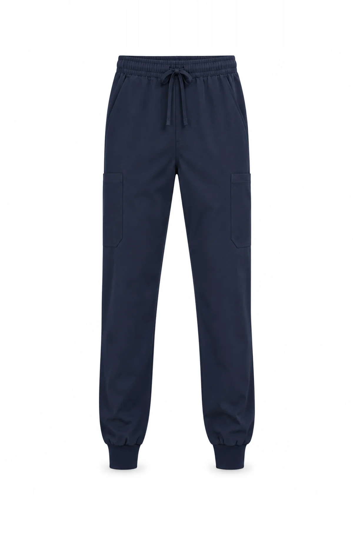Men's V-Neck Set in Navy, pants, front