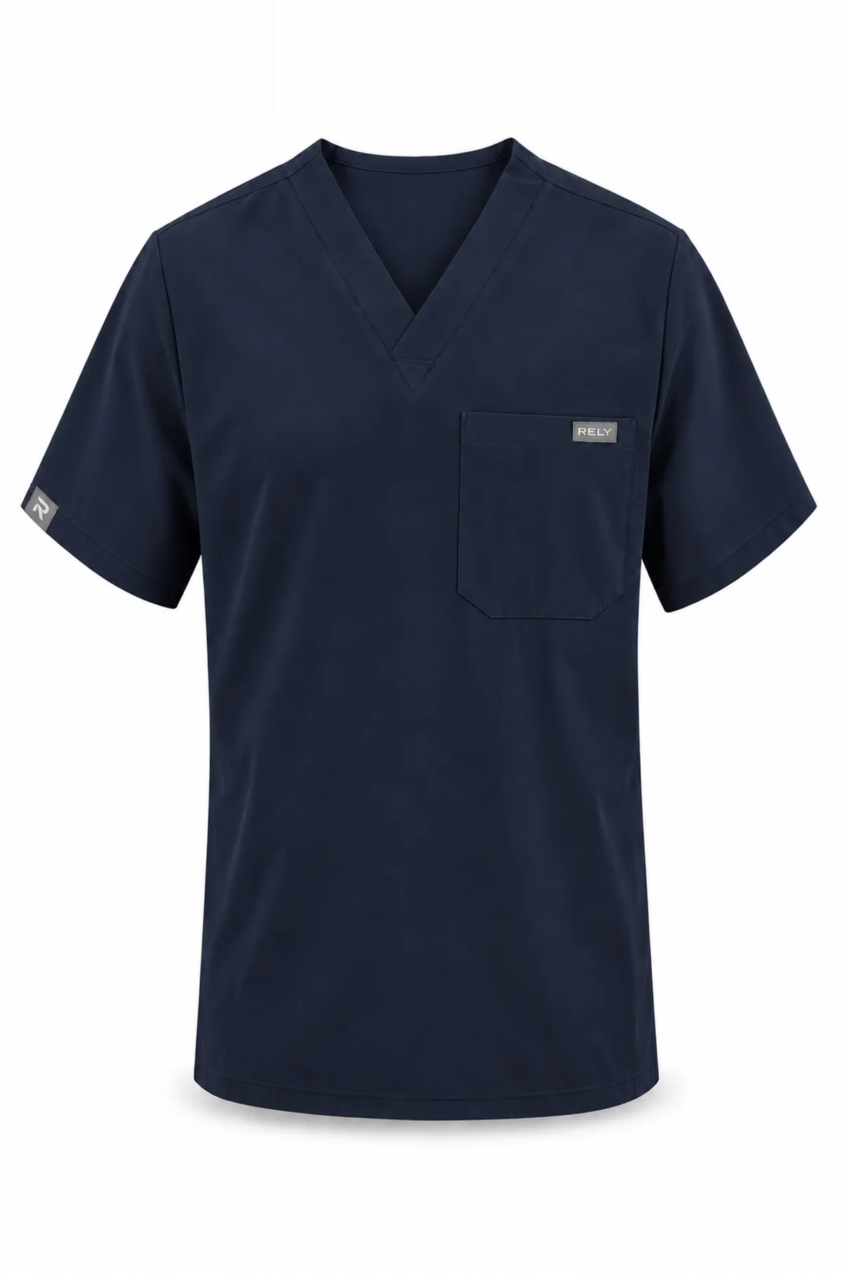 Men's V-Neck Set in Navy, top, front